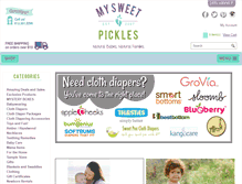 Tablet Screenshot of mysweetpickles.com